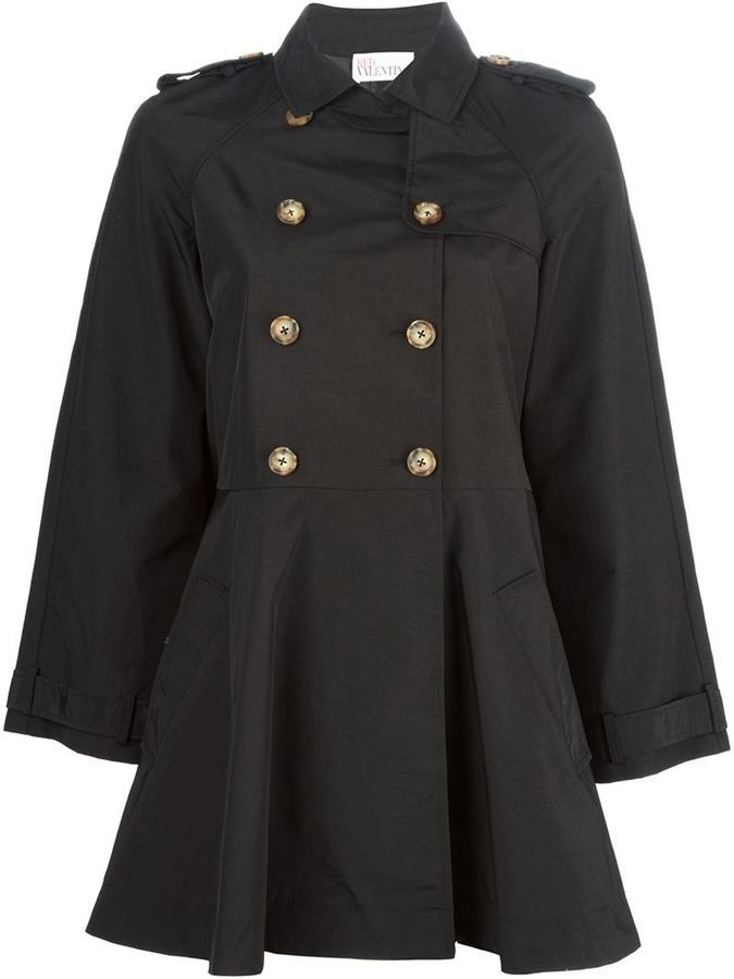 RED Valentino Wide Sleeve Trench Coat, $771 | farfetch.com | Lookastic.com