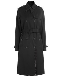 Valentino Rockstud Trench Coat With Cotton