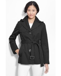 Ellen Tracy Single Breasted Trench Coat