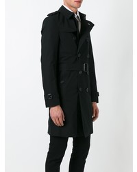 Burberry The Chelsea Long Trench Coat Black