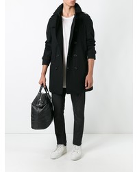 Burberry The Chelsea Mid Length Trench Black