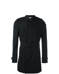 Burberry The Chelsea Mid Length Trench Black