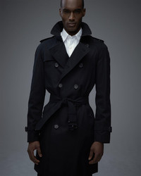Burberry The Wiltshire Long Heritage Trench Coat Black