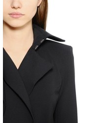 Thierry Mugler Double Wool Crepe Trench Coat