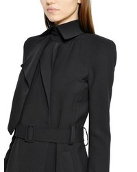 Thierry Mugler Double Wool Crepe Trench Coat