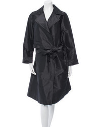 Tome Tie Accented Trench Coat W Tags