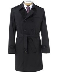 Jos. A. Bank Traveler Tailored Fit Double Breasted Three Quarter Length Raincoat