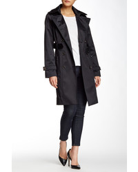 London Fog Water Repellent Double Breasted Trench Coat
