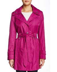London Fog Water Repellent Double Collar Belted Trench Coat