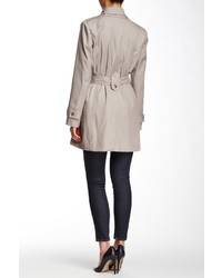 London Fog Water Repellent Double Collar Belted Trench Coat
