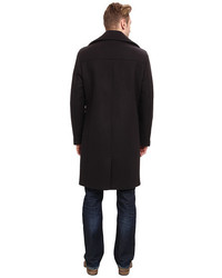 Andrew Marc X Richard Chai Ivan Italian Pressed Self Bonded Wool Elongated Double Breasted Trench