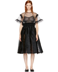 Noir Kei Ninomiya Black Tulle Dress