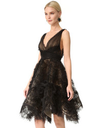Marchesa Tulle Cocktail Dress