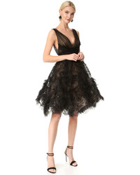 Marchesa Tulle Cocktail Dress