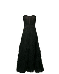 Marchesa Notte Less Textured Tulle Gown