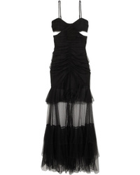Alice McCall The Only Exception Cutout Layered Tulle Maxi Dress