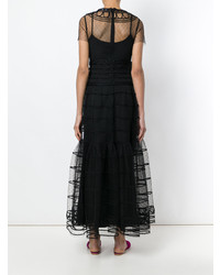 RED Valentino Tiered Tulle Maxi Dress