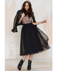 Nasty Gal Get Into The Groove Tulle Skirt