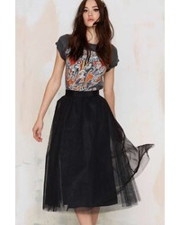 Nasty Gal Get Into The Groove Tulle Skirt