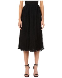 RED Valentino Point Desprit Tulle Macrame Lace Ribbons Skirt Skirt