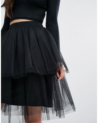 Boohoo Tiered Tulle Skirt