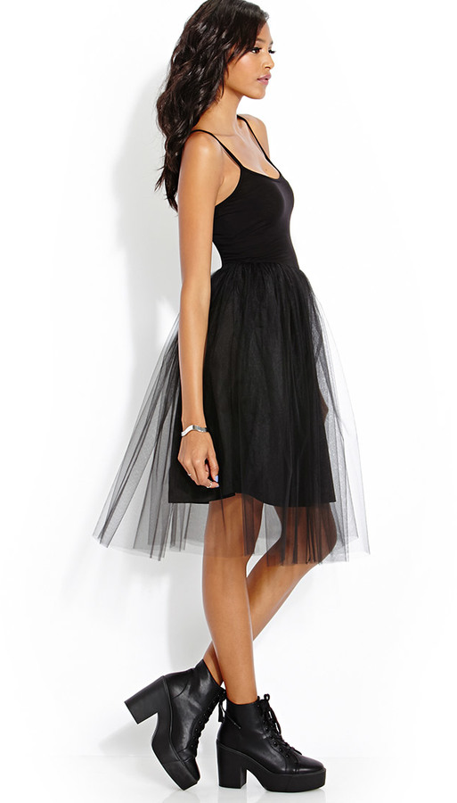 Forever 21 tulle dress sale