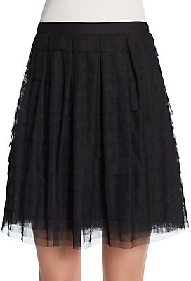 BCBGMAXAZRIA Tiered Tulle Skirt 238 Off 5th Lookastic