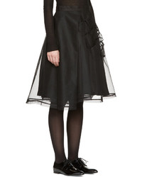 Noir Kei Ninomiya Black Tulle Skirt
