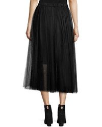 No.21 No 21 Gabi Silk Tulle Skirt W Sequins