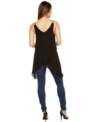 Heather Risa Double Strap Cross Over Tunic Clothing