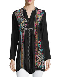 Johnny Was Sheela Embroidered Long Tunic