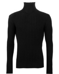 Ann Demeulemeester Grise Roll Neck Ribbed Sweater