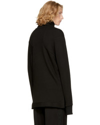 D.gnak By Kang.d Black Cleaved Point Turtleneck