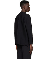 CFCL Black Polyester Long Sleeve T Shirt
