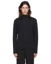 Snow Peak Black Polyester Sweater