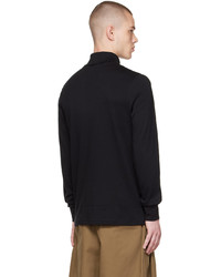 Fred Perry Black Roll Neck Turtleneck