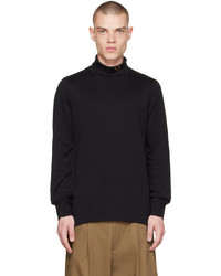 Fred Perry Black Roll Neck Turtleneck