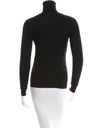 Miu Miu Black Turtleneck Sweater