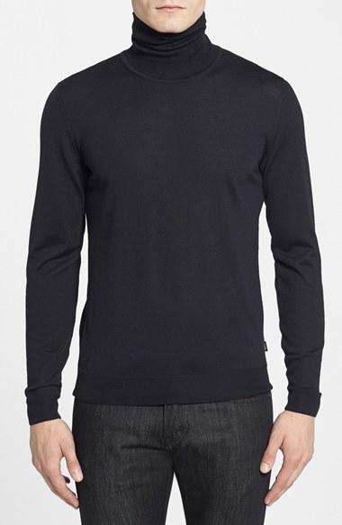 Hugo Boss Boss Musso Wool Turtleneck Sweater, $175 | Nordstrom | Lookastic
