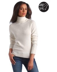 Lord & Taylor Cashmere Chunky Turtleneck Sweater