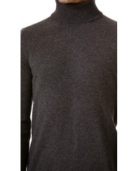 Vince Cashmere Turtleneck With Elbow Patches