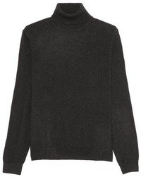 Vince Cashmere Turtleneck With Elbow Patches
