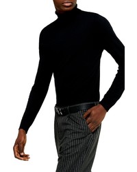 Topman Cotton Turtleneck Sweater