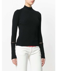 Alyx Crochet Insert Turtleneck Jumper