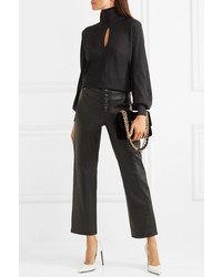 Tom Ford Cutout Cashmere And Silk Blend Turtleneck Sweater