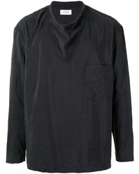 Lemaire Draped Neck Long Sleeve Shirt