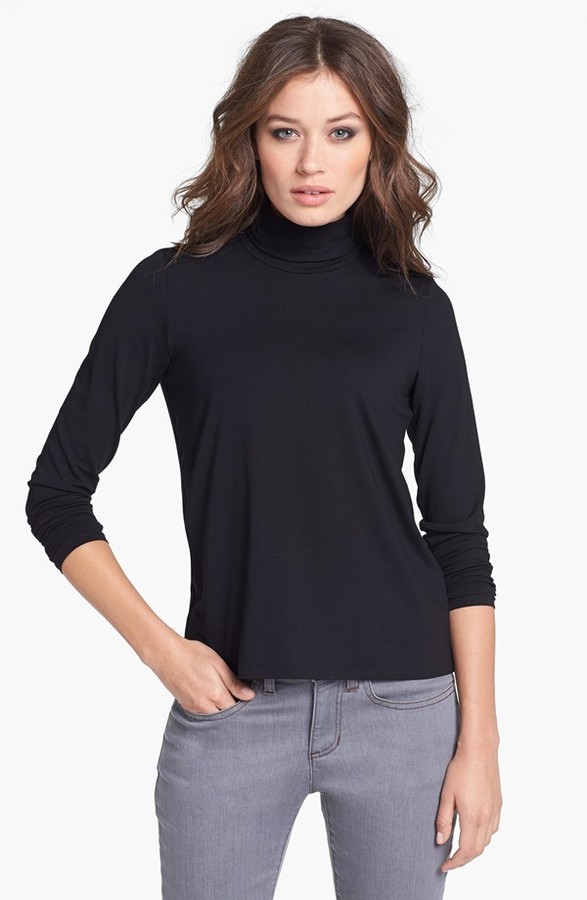 Eileen Fisher Scrunch Neck Top | Where to buy & how to wear