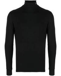 Raf Simons Embroidered Logo Funnel Neck Top