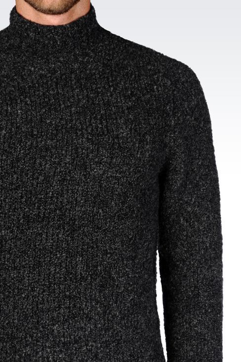 Emporio Armani Turtleneck Sweater In Wool Blend, $495  |  Lookastic