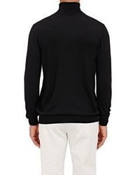 Zanone Flexwool Turtleneck Sweater Black